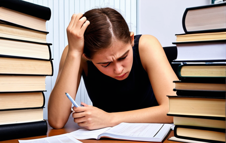 **Image Prompt:** A determined student surrounded by CFA study materials (books, notes, practice exams). They are looking at a mock exam result with a mix of frustration and resolve. Emphasize the importance of self-assessment and understanding one's strengths and weaknesses. The overall tone should be motivational and slightly stressed, reflecting the challenge of the CFA exam. Include a clock in the image to highlight the time management aspect.