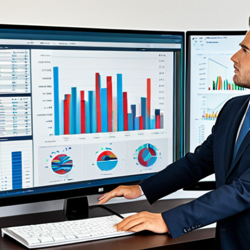 Home 20 **
"A professional CFA analyst reviewing financial statements in a modern office, charts and graphs displayed on a large monitor, fully clothed in business attire, perfect anatomy, correct proportions, natural pose, safe for work, appropriate content, professional, family-friendly, high quality."
**