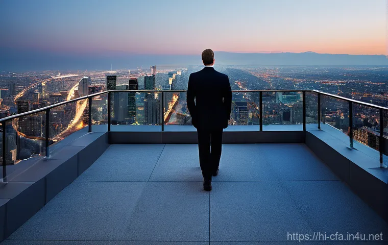 CFA 시험 중점 과목 학습법 - **Prompt:** A detailed, realistic depiction of a determined financial analyst, male or female, dress...