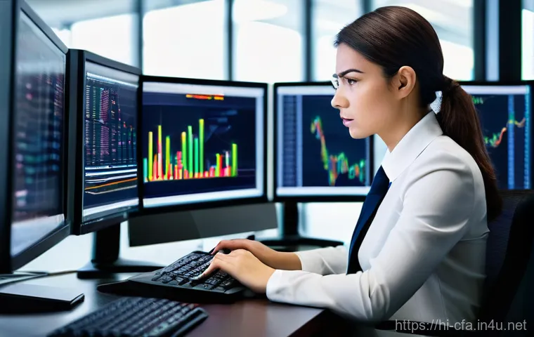 CFA와 글로벌 금융 네트워크 - **Prompt:** A confident and well-dressed male financial analyst in his early 30s, with a diverse bac...